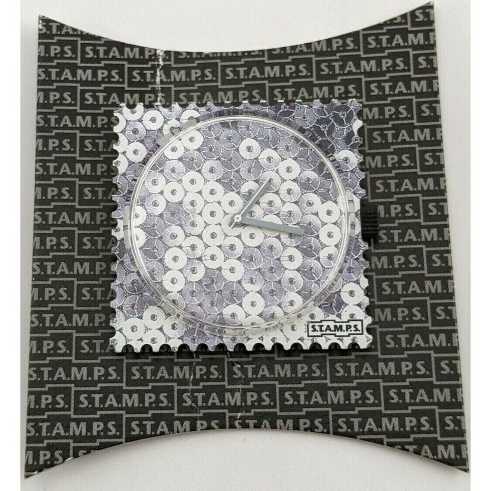 S.T.A.M.P.S. Stamps Watch Timehouse Grey Sequins